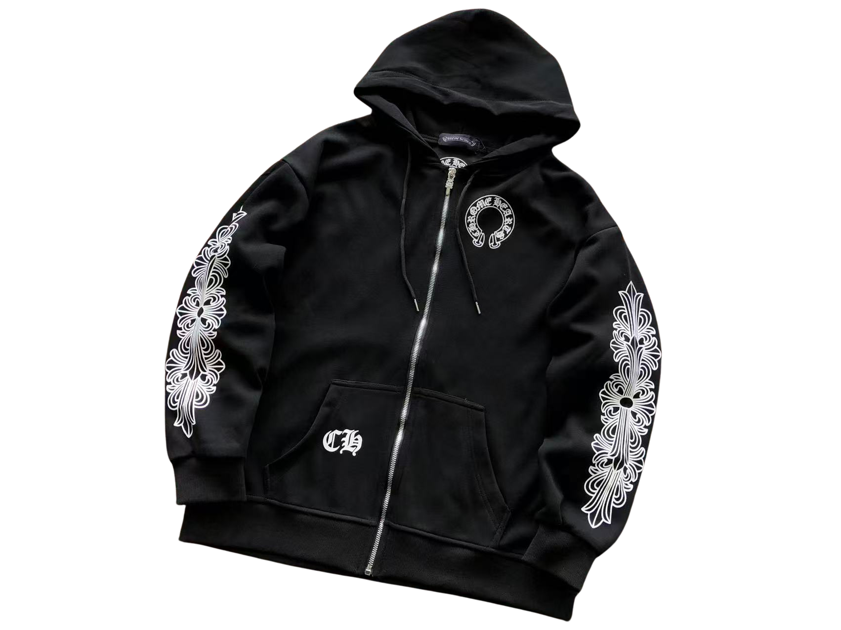 'C Hearts' Zip-up Hoodie