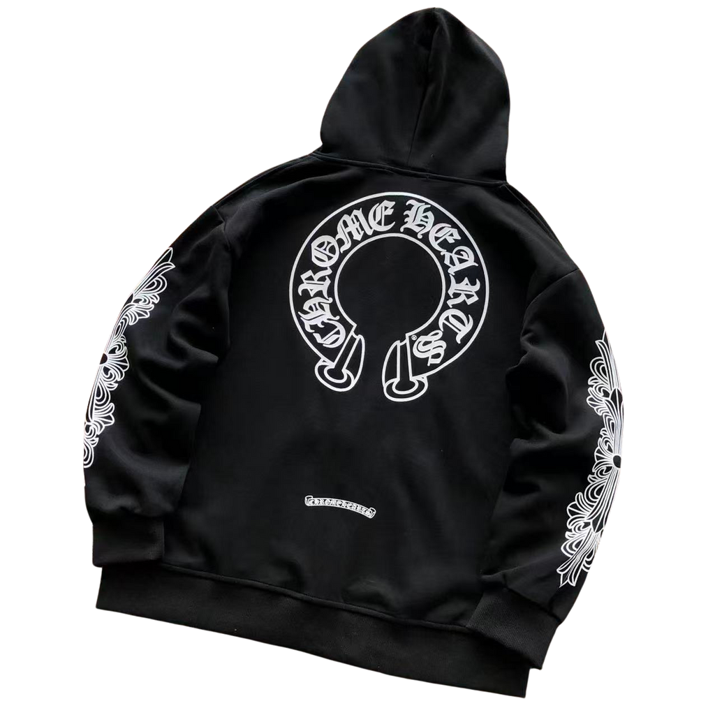'C Hearts' Zip-up Hoodie