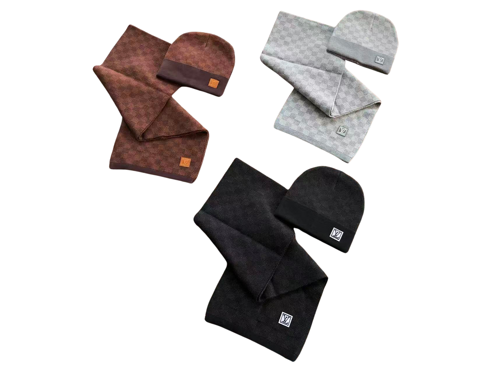 'Louis V' Scarf Set